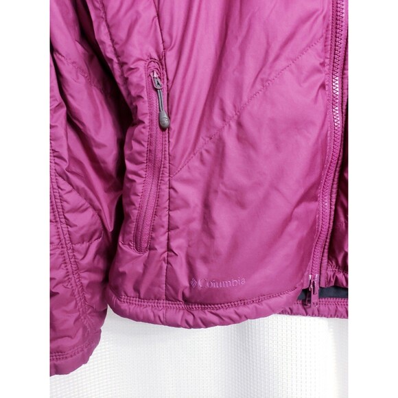 Columbia Titanium Maroon Jacket Women's size MEDIUM - Picture 2 of 7